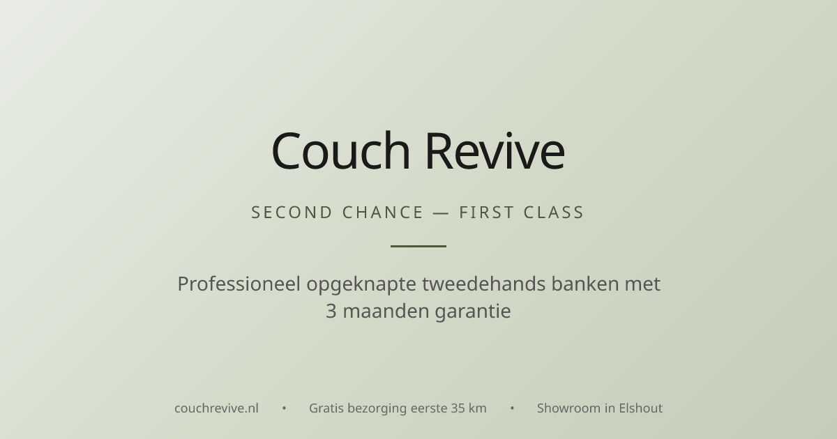 Tweedehands Banken Professioneel Opgeknapt